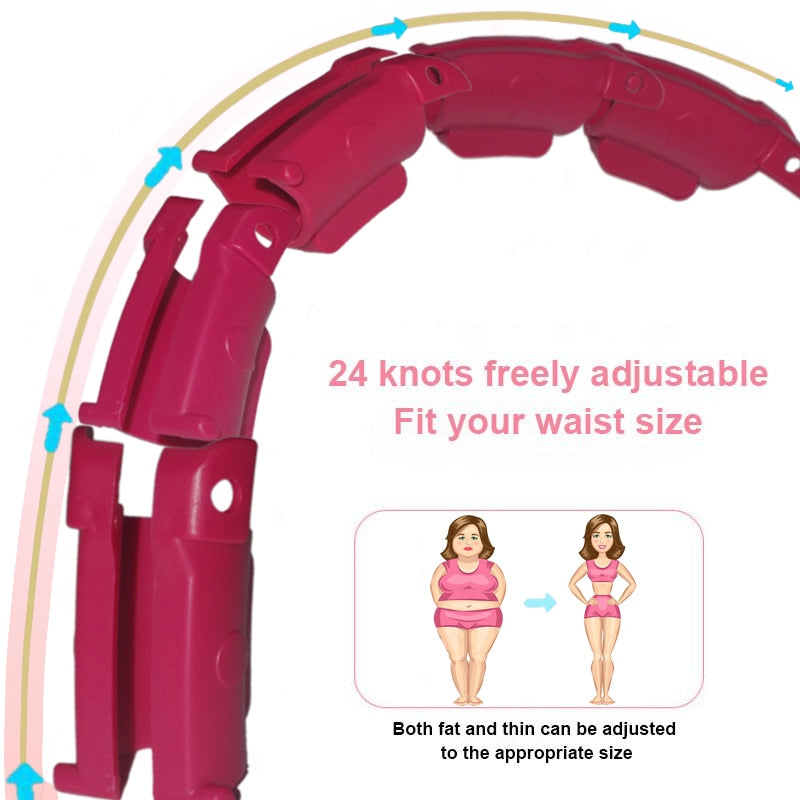 Adjustable Sport Hoops Abdominal Thin Waist Exercise Detachable