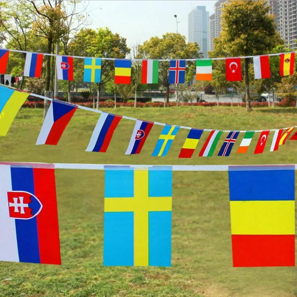 Countries National String Flags