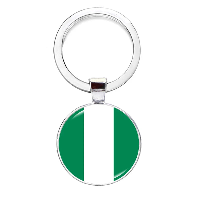 2026 National Flag Keychain Serbia France Spain Uruguay Croatia Chile Romania Netherlands Switzerland Brazil Football Keyring