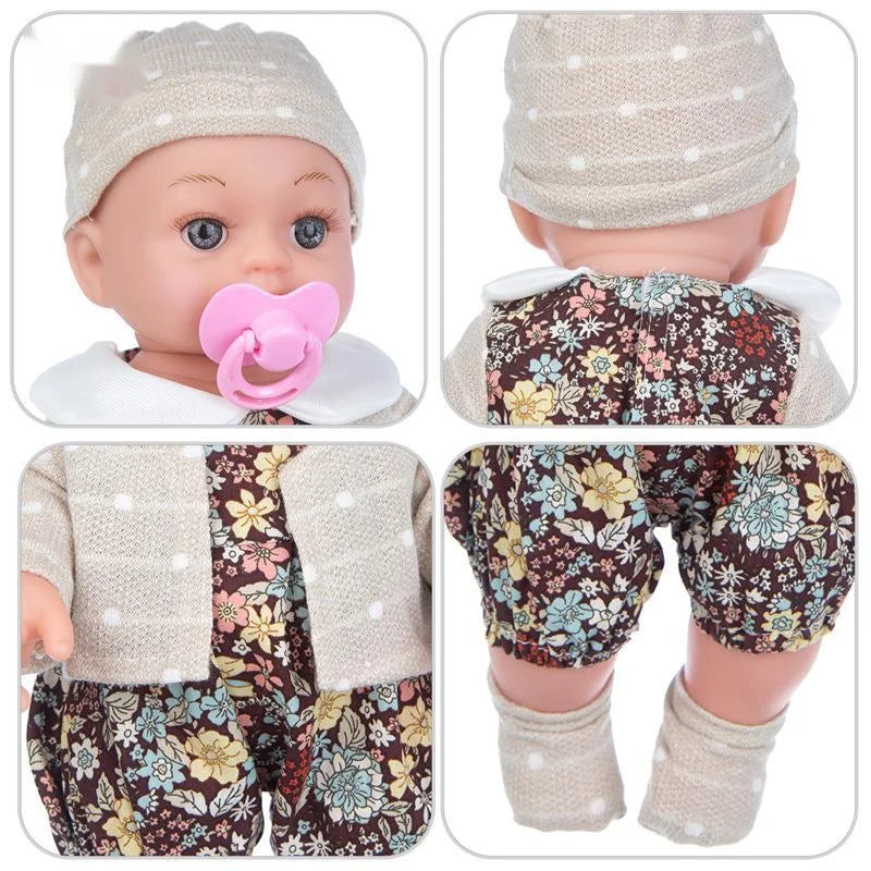 12in/30cm Doll Baby Simulation Soft Appease Be Education Reborn Doll Accessories Birthday Christmas kids Children's Day Gift