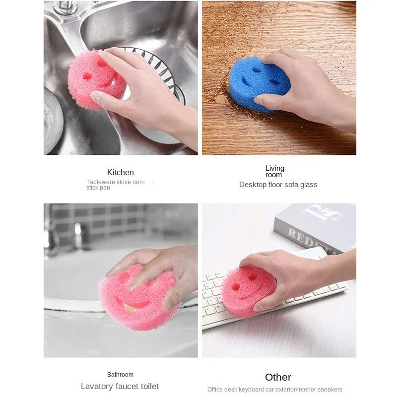 Magic Dishwashing Sponge Scratch Free Multipurpose Dish Sponges For Stain Odor Resistant Kitchen Scrubber Tableware Cleaning