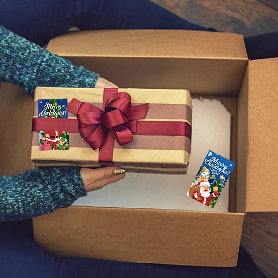 150 Pcs Christmas Labels Christmas Stickers Christmas Label Stickers Christmas Labels