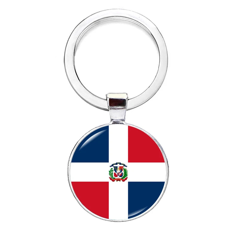 2026 National Flag Keychain Serbia France Spain Uruguay Croatia Chile Romania Netherlands Switzerland Brazil Football Keyring
