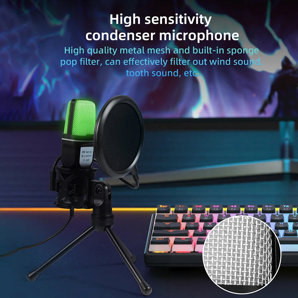 USB RGB Microphone