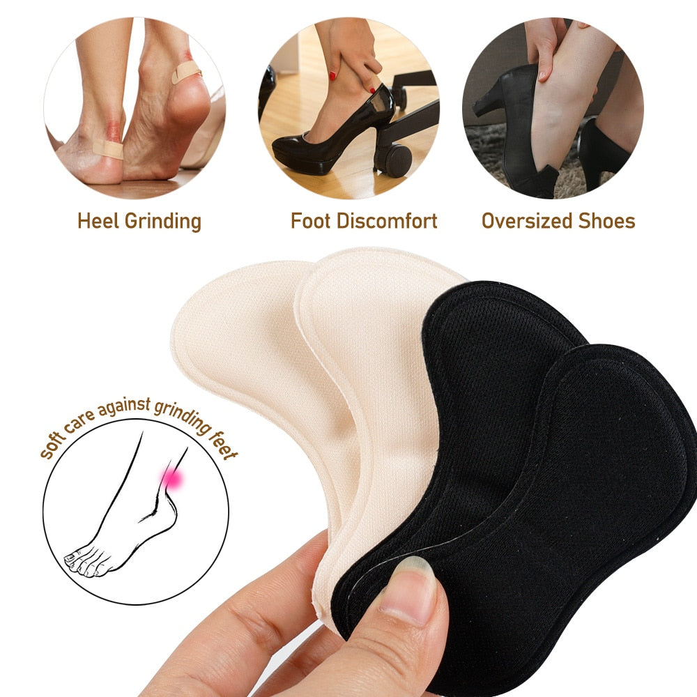 6Pairs Heel Insoles Patch Pain Relief Anti-wear Cushion Pads Feet