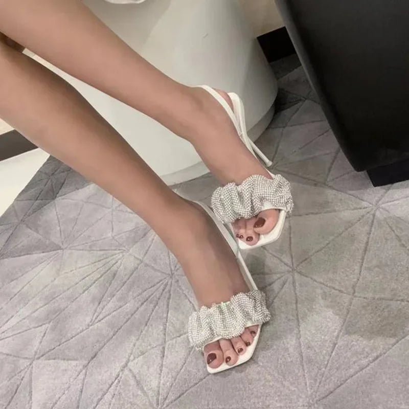 New Summer rhinestone High Heels