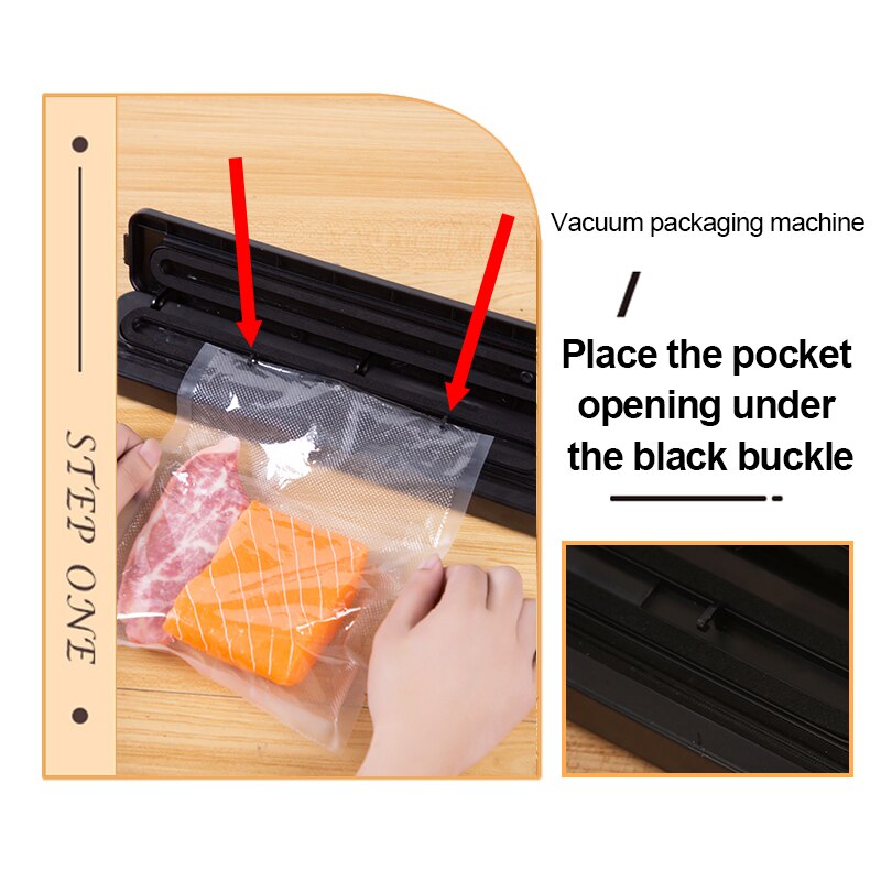 TINTON LIFE 220V/110V Vacuum Sealer Packaging Machine with Free 10pcs Vacuum Bags