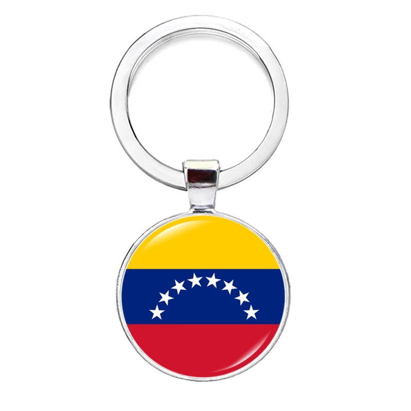 2026 National Flag Keychain Serbia France Spain Uruguay Croatia Chile Romania Netherlands Switzerland Brazil Football Keyring