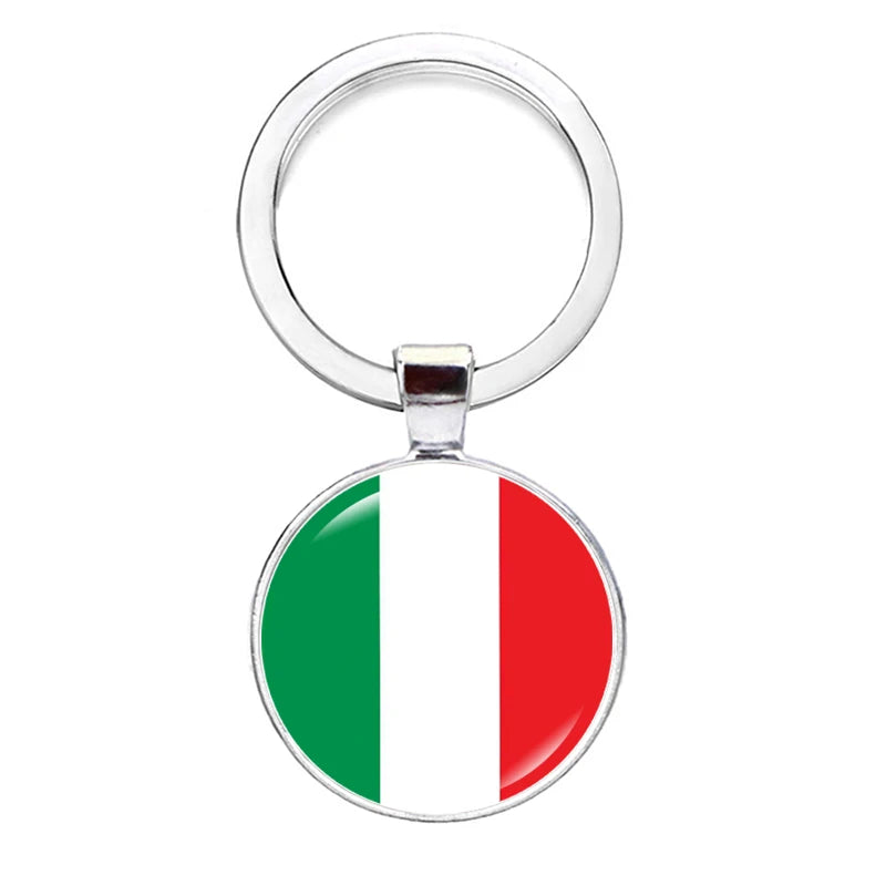 2026 National Flag Keychain Serbia France Spain Uruguay Croatia Chile Romania Netherlands Switzerland Brazil Football Keyring