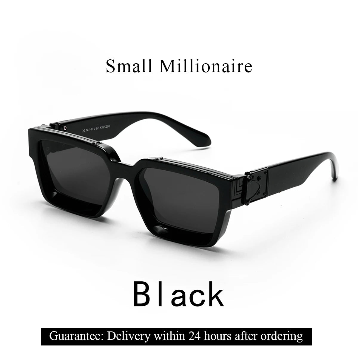 Ruiao Retro Black Millionaire Shades Luxury Sunglasses 2025 For Men Women