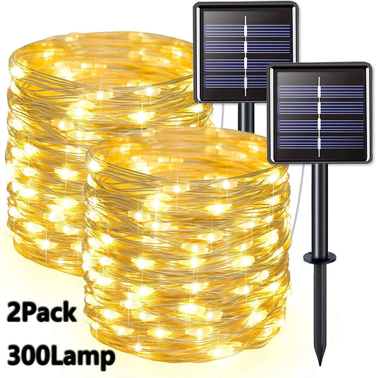 Solar outdoor led String