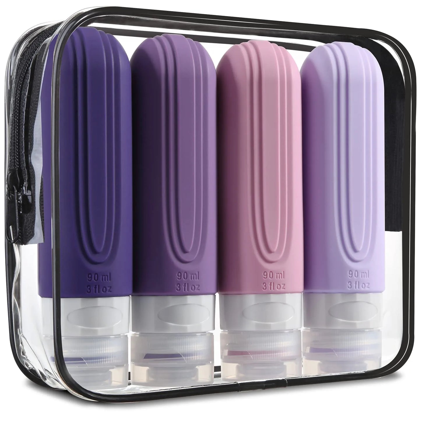 4PC/Set Silicone Travel essentials