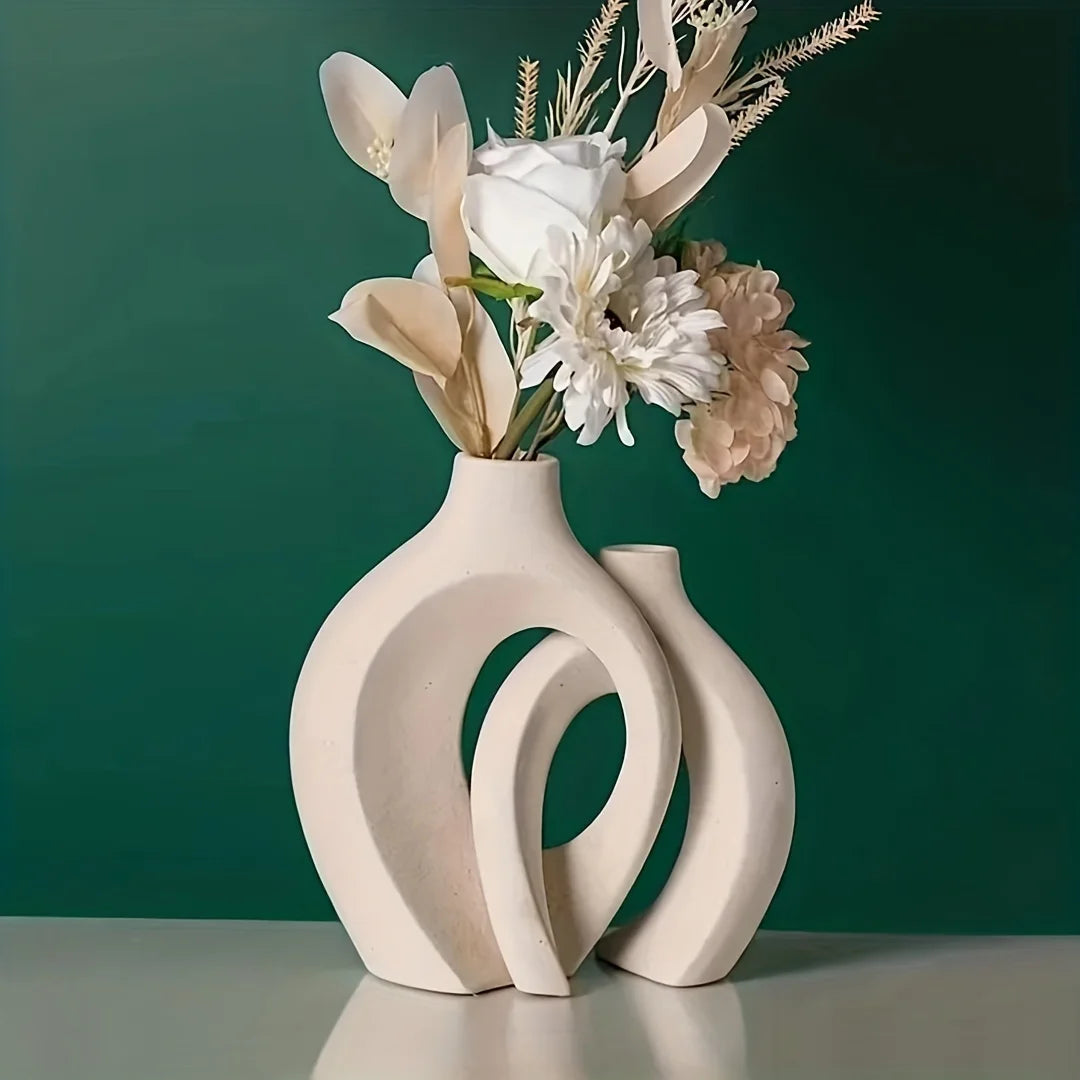 Hollow Modern Ceramic Vase