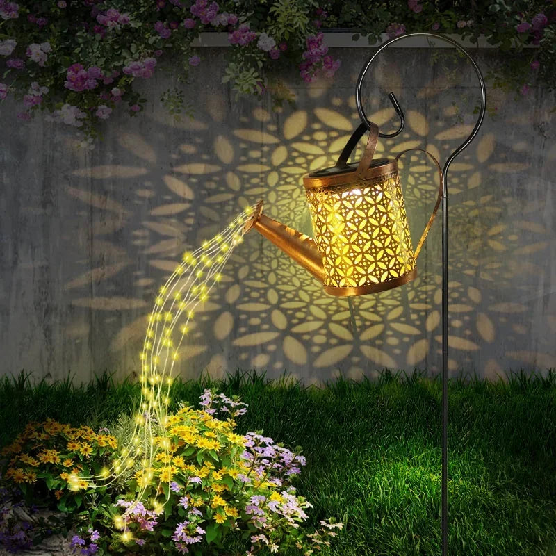 Solar Water Kettle Light Outdoor Garden Landscape Insert Lights