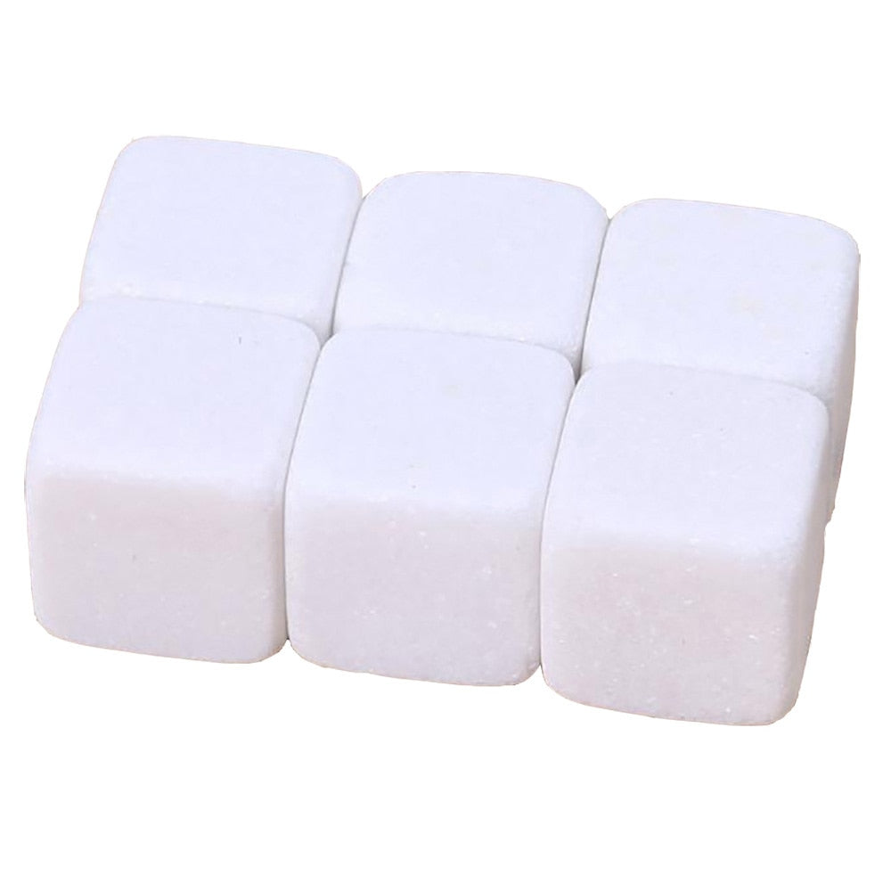 6Pcs Marble Cubes cooling drinks