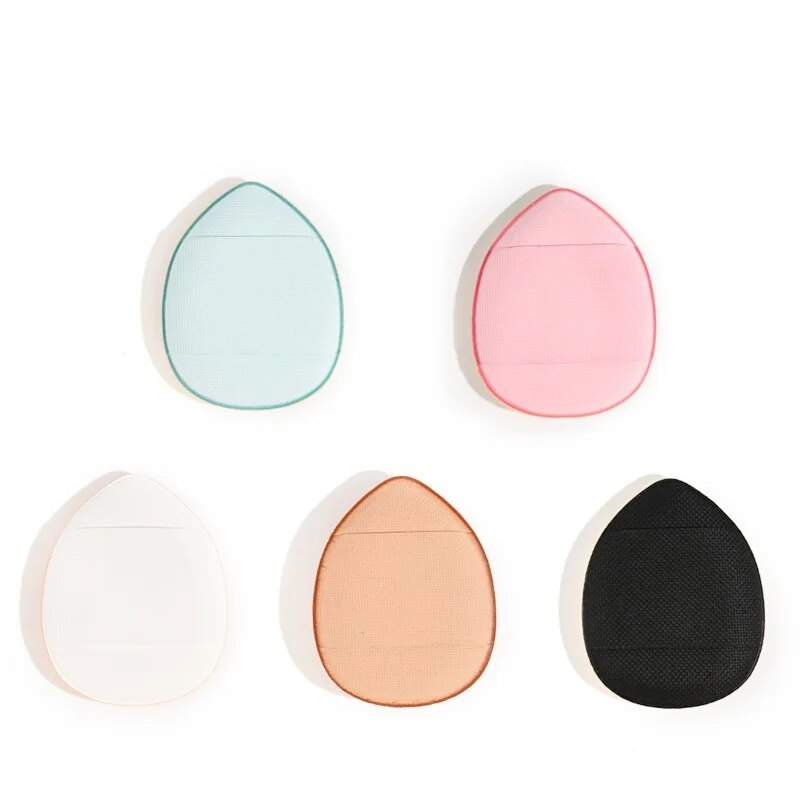 Mini Size Finger Puff Makeup Sponge Set, Face Concealer Foundation, Puff Detail, Professional Cosmetic Pad, Makeup Tool