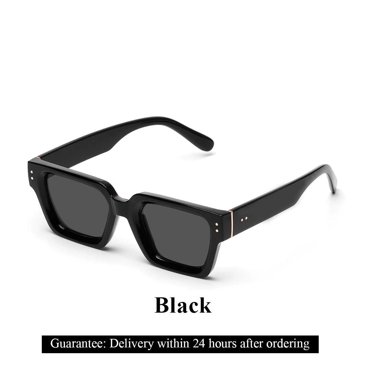 Ruiao Retro Black Millionaire Shades Luxury Sunglasses 2025 For Men Women