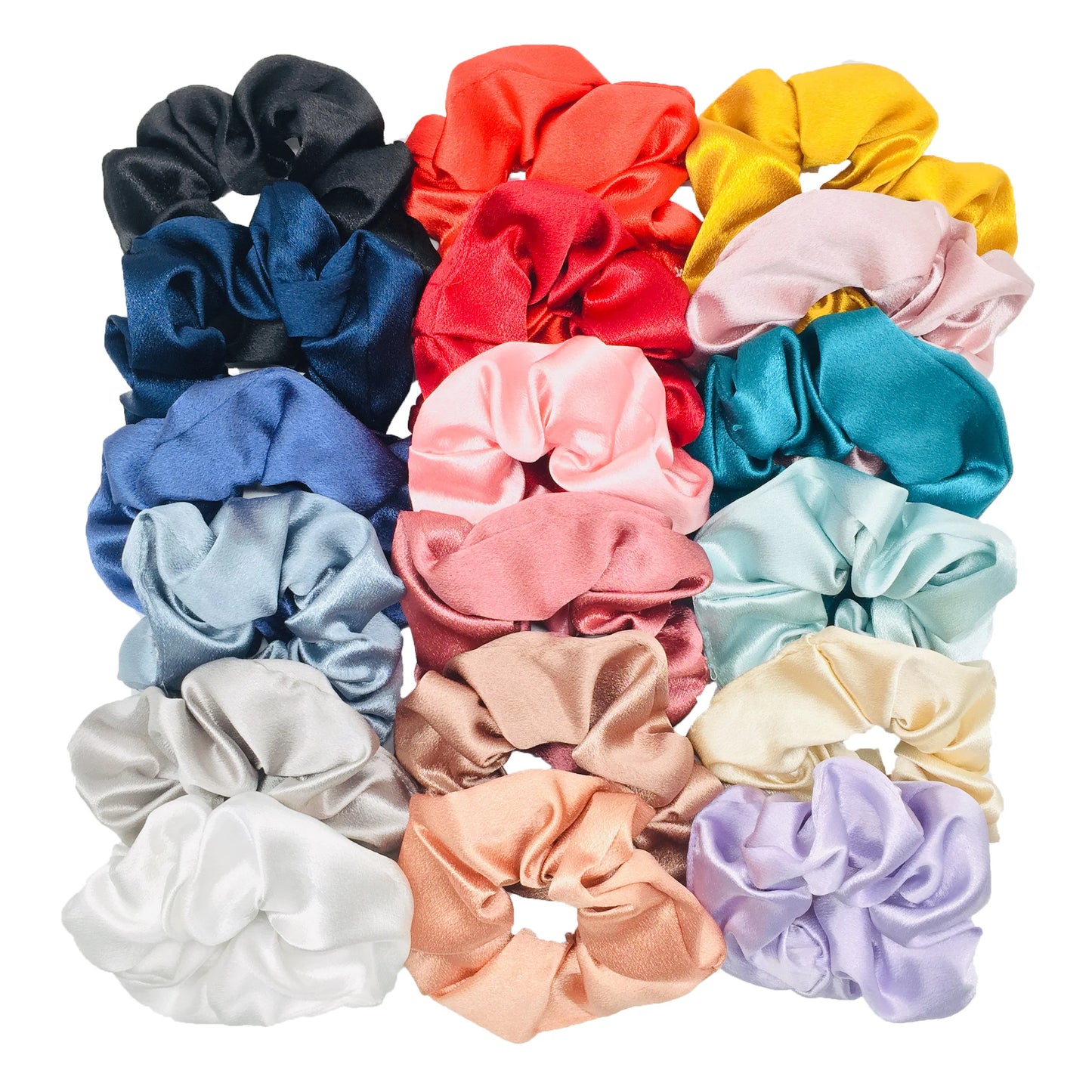 10/5pcs/lot Accessoires Women Girls Silky Satin Hair