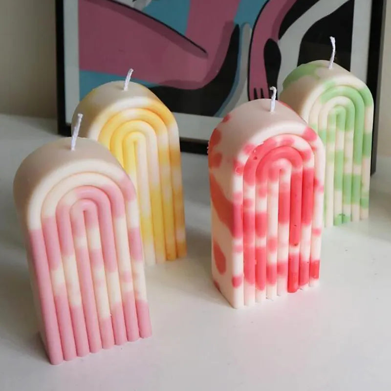 Creative Arch Door Silicone Candle