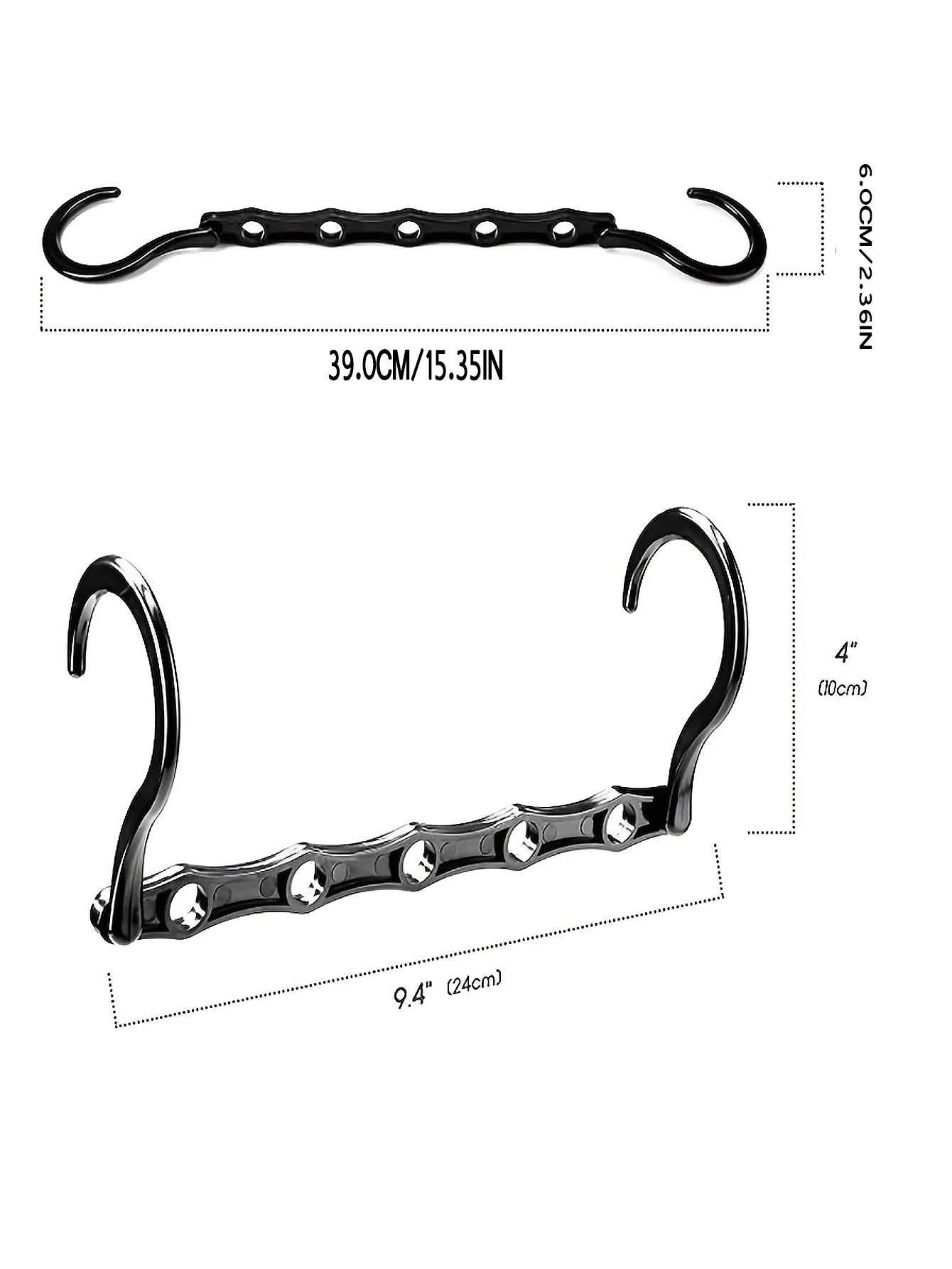 Space Saving Storage Hangers Multifunction Plastic Clothes Racks Rotary Organizer Hangers 5 Hole