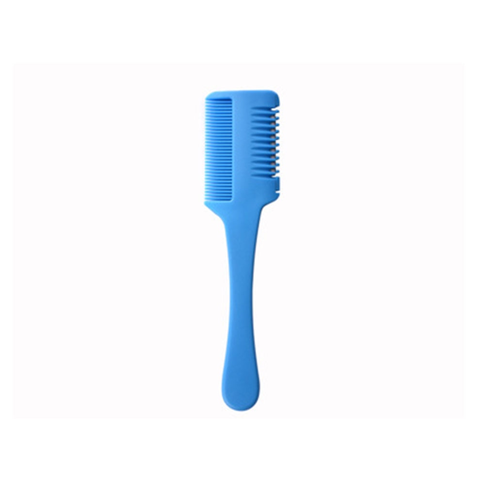 Hair Cutting Comb with Razor Blades