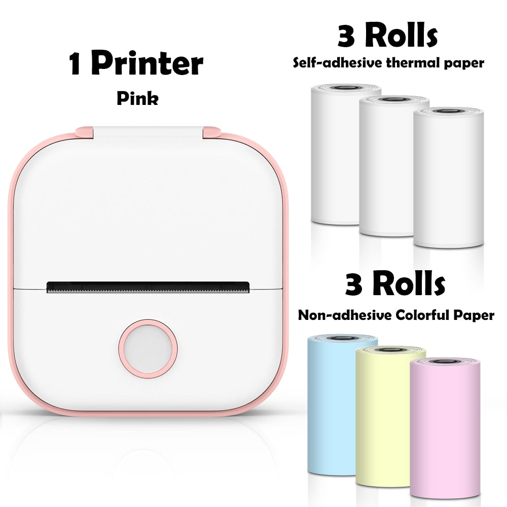 Portable Mini Wireless Thermal Pocket Printer