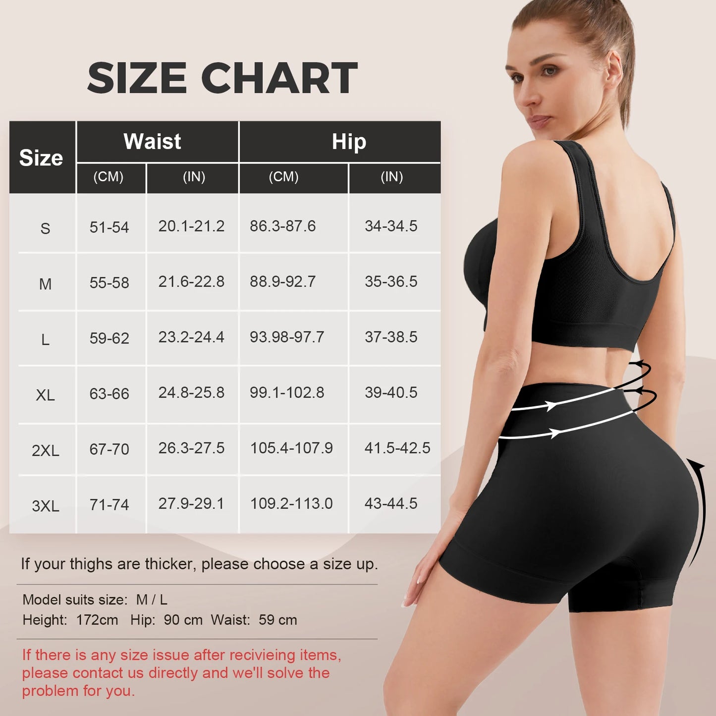 3PCS Safety Pants Under Skirt Seamless Shorts