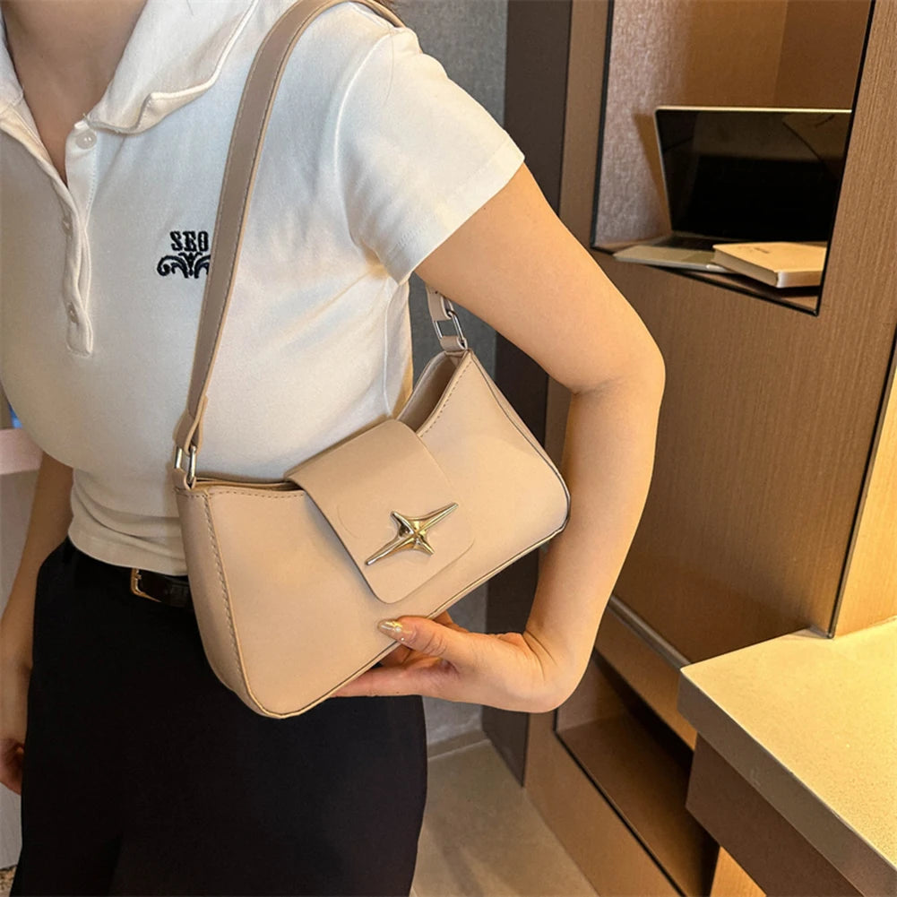 Vintage PU Leather Shoulder Bags for Women.