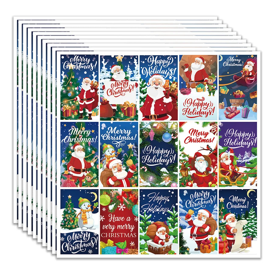 150 Pcs Christmas Labels Christmas Stickers Christmas Label Stickers Christmas Labels