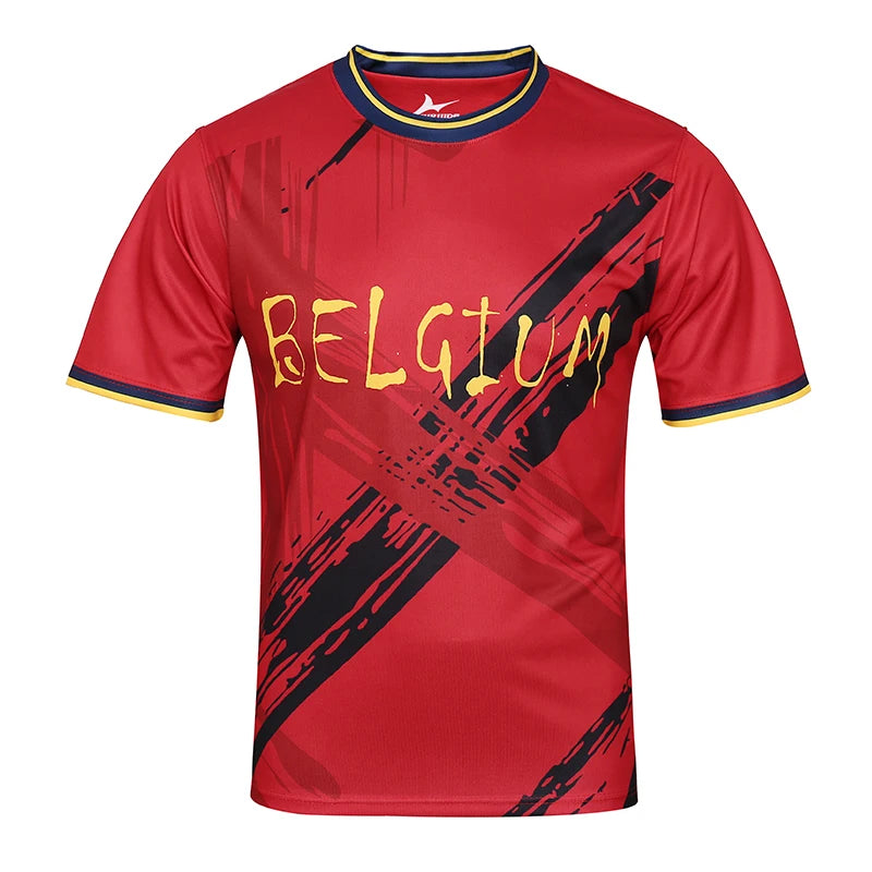 Top 24 of the European Soccer Jersey, Italy, France, Germany, Spain, Football Shirts Short Sleeve for Men, Quick drying
