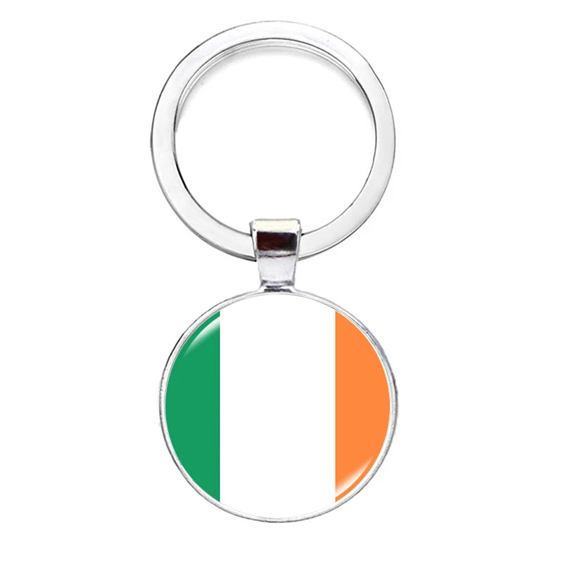 2026 National Flag Keychain Serbia France Spain Uruguay Croatia Chile Romania Netherlands Switzerland Brazil Football Keyring