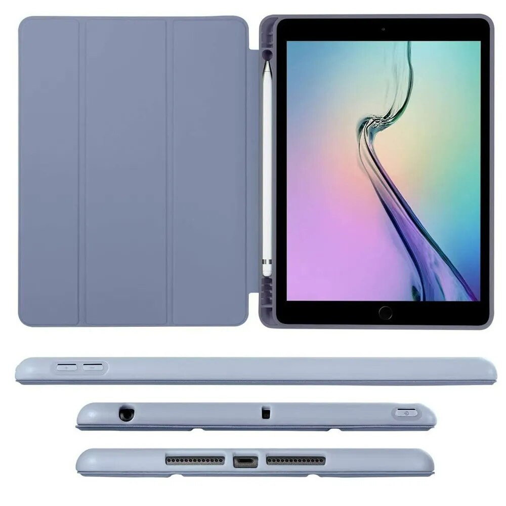 IPad air 5 Case 2022 10.9 Air 4/3 2020 Pro 10.5 with Pencil Holder Cover 2018 9.7 air 2 11 2021 10.2 6/7/8/9/10th Generation