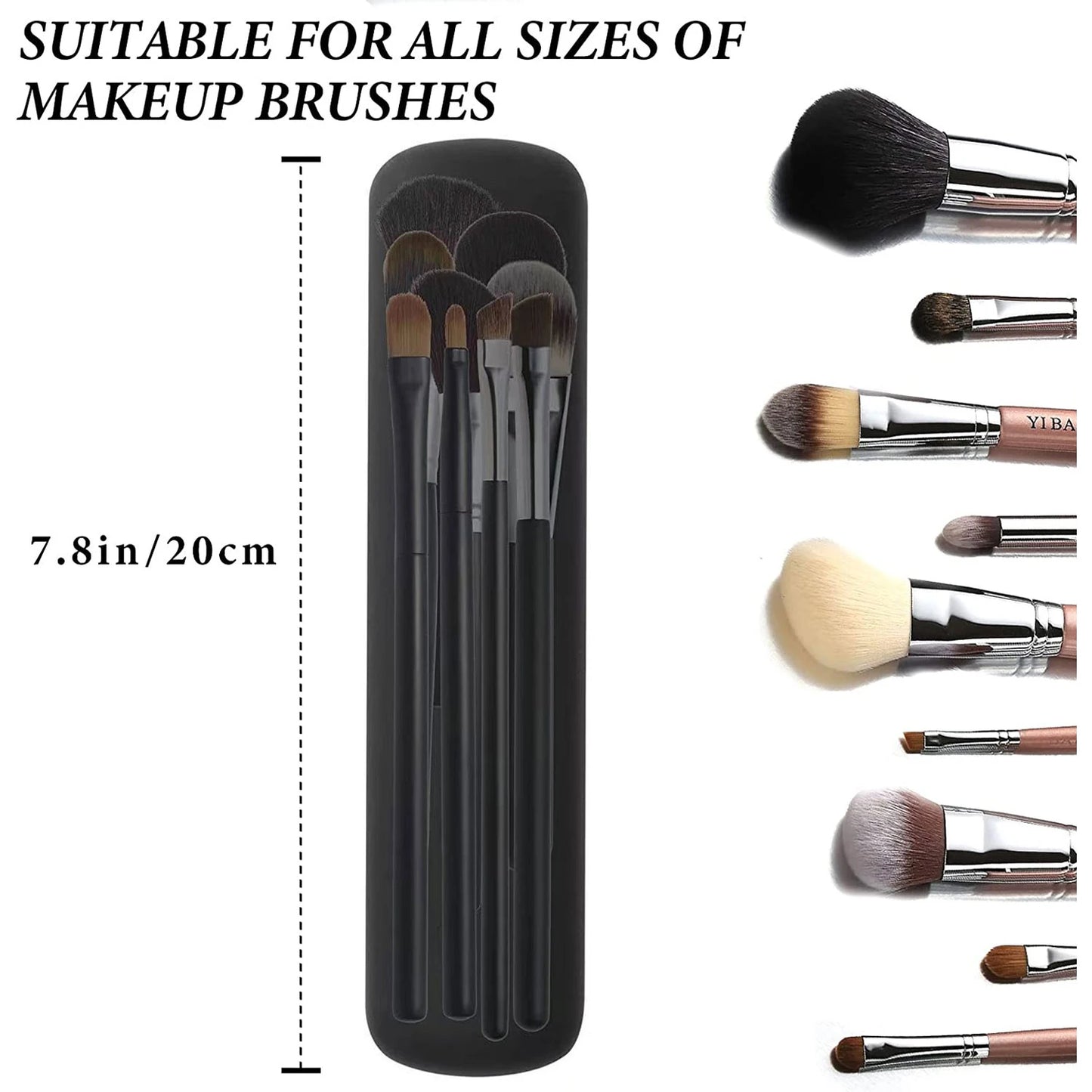 Silicone Makeup Brushes Storage waterproof Bag