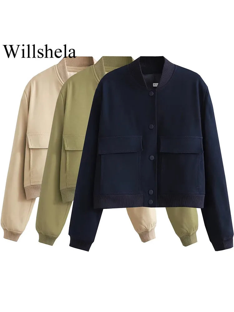 Solid Bomber Jackets