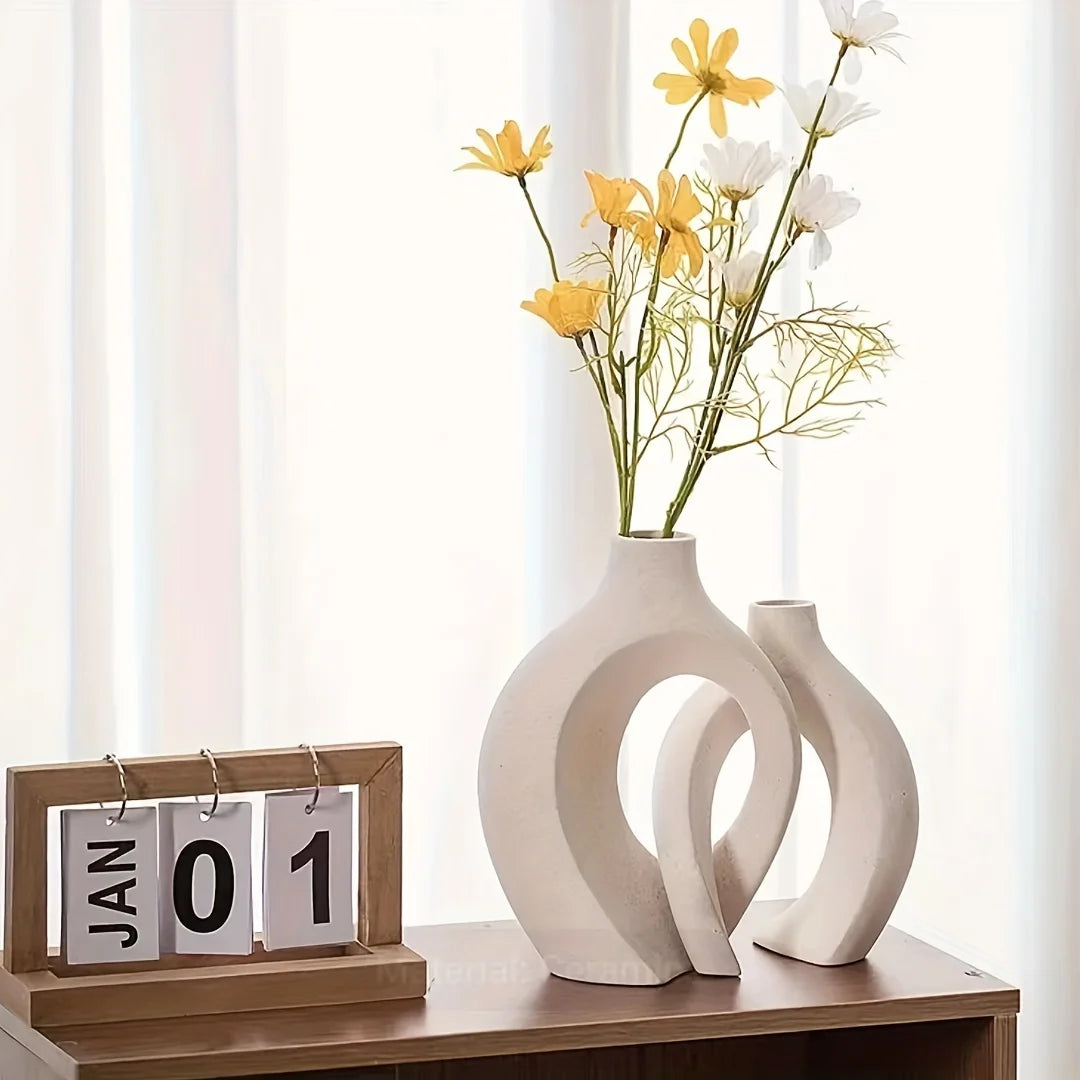 Hollow Modern Ceramic Vase