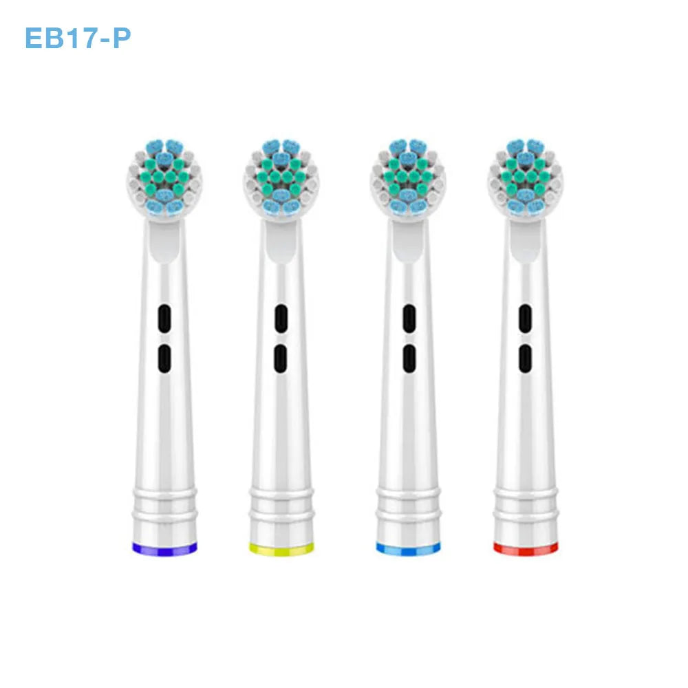 4pcs Electric Whitning Toothbrush Replacement Brush Heads For Braun Oral B Toothbrush Head For Oral b 3D Toothbrush Head Nozzle