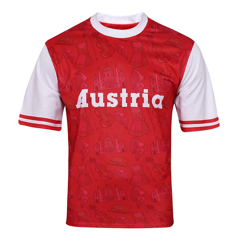 Top 24 of the European Soccer Jersey, Italy, France, Germany, Spain, Football Shirts Short Sleeve for Men, Quick drying