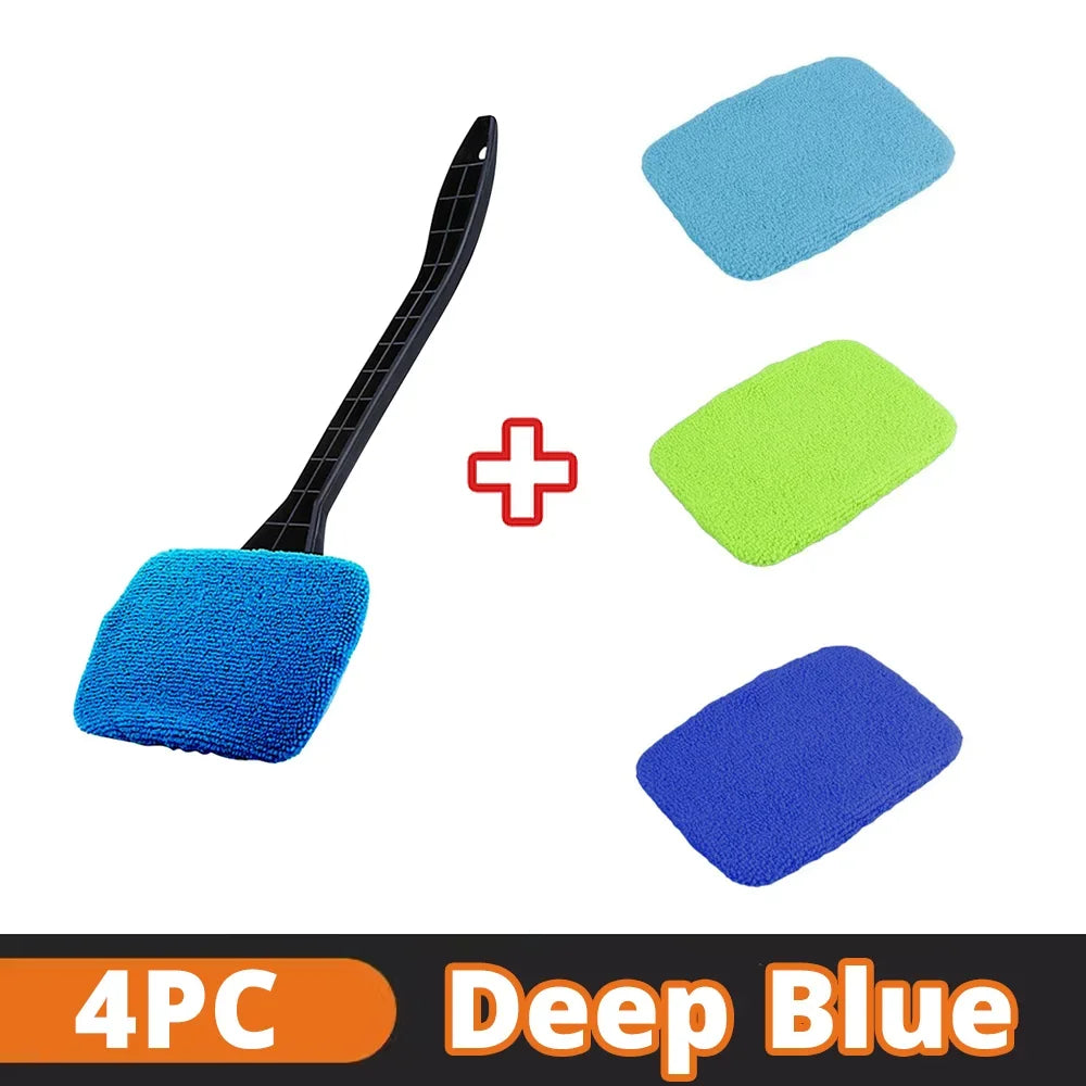 New Car Window Cleaner Brush Kit Windshield Cleaning Wash Tool Inside Interior
