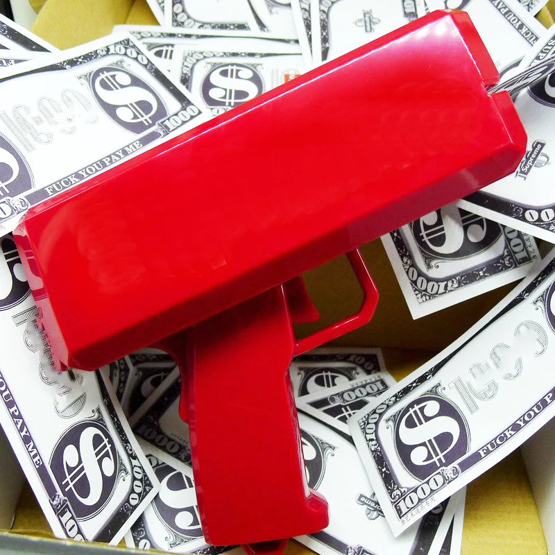 Gun Toy Party Banknote Shoot