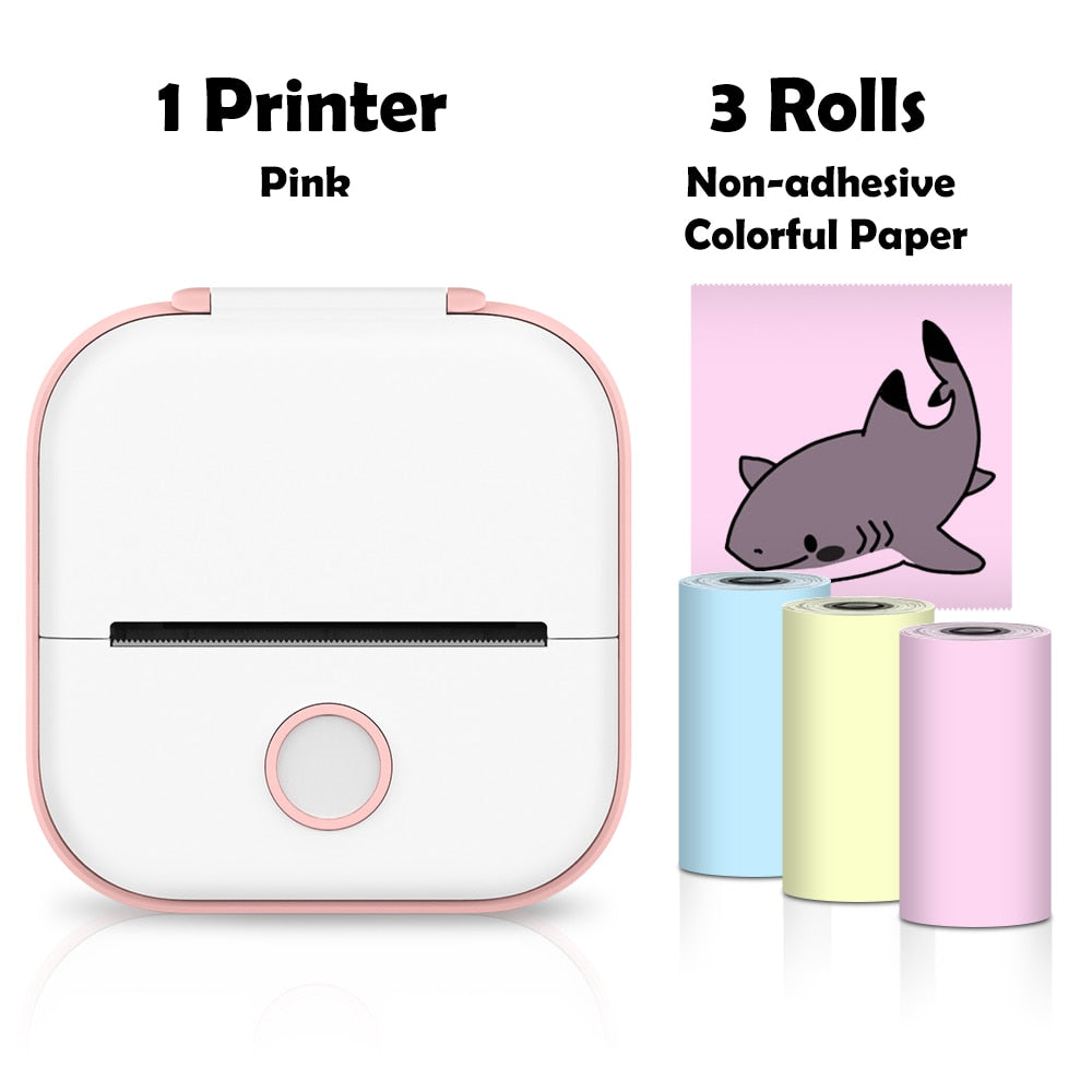 Portable Mini Wireless Thermal Pocket Printer