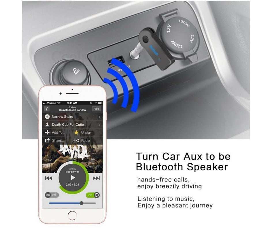 Aux Car Bluetooth Receiver