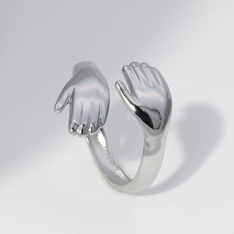 Metal Minimalist Glossy Rings