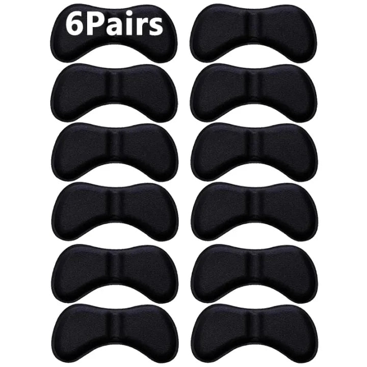 6Pairs Heel Insoles Patch Pain Relief Anti-wear Cushion Pads Feet