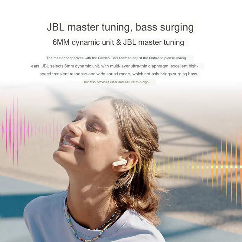 JBL Tune 230NC Wireless Earphone Bluetooth 5.2 TWS Stereo Noise Canceling Headset Waterproof Sport Earbuds with Mic