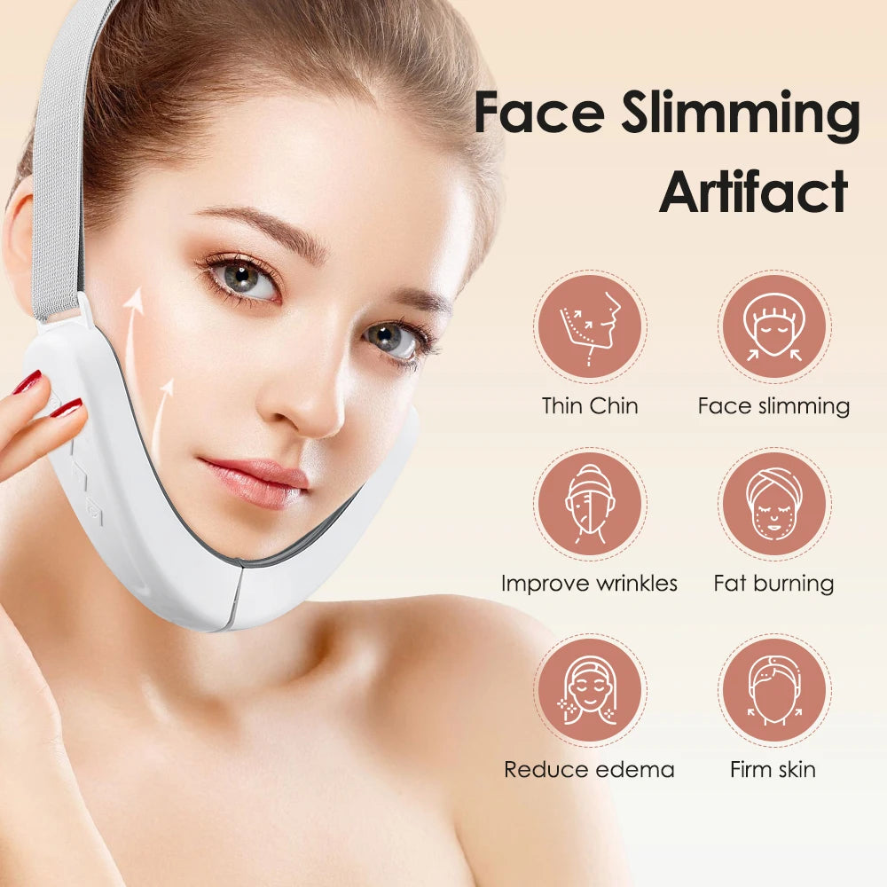 Microcurrent V Face Lifting Machine Double Chin Remover