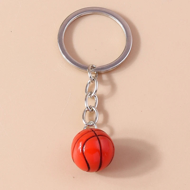 Aihua 1Pc 3D Simulation Sports Football Pendant Keychain Countries Ball Flag Key Chain For Fans Car Bag Backpack Accessories
