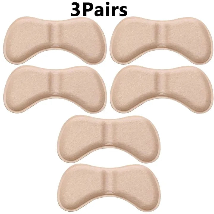 6Pairs Heel Insoles Patch Pain Relief Anti-wear Cushion Pads Feet