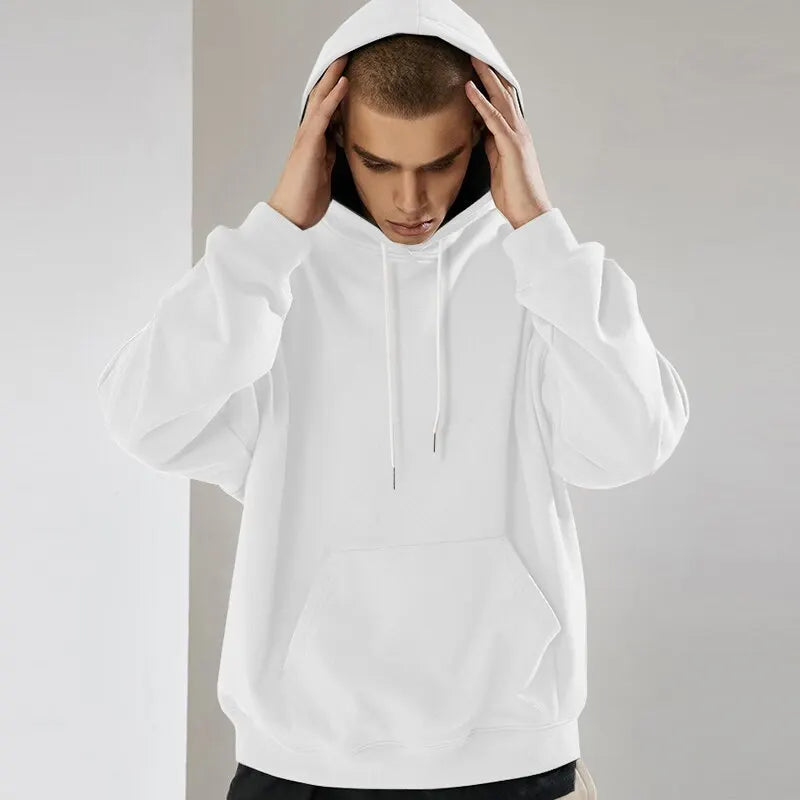 Men's New All-In-One Hooded Solid Color