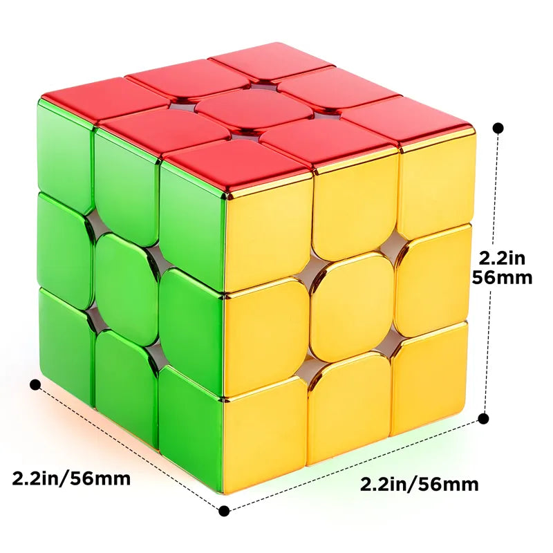 Magnetic Magic Cube Plating 3x3x3 4x4 2x2 Professional Speed Puzzle Toys 3x3 Accessories 3×3 4×4 2×2 Cubo Magico