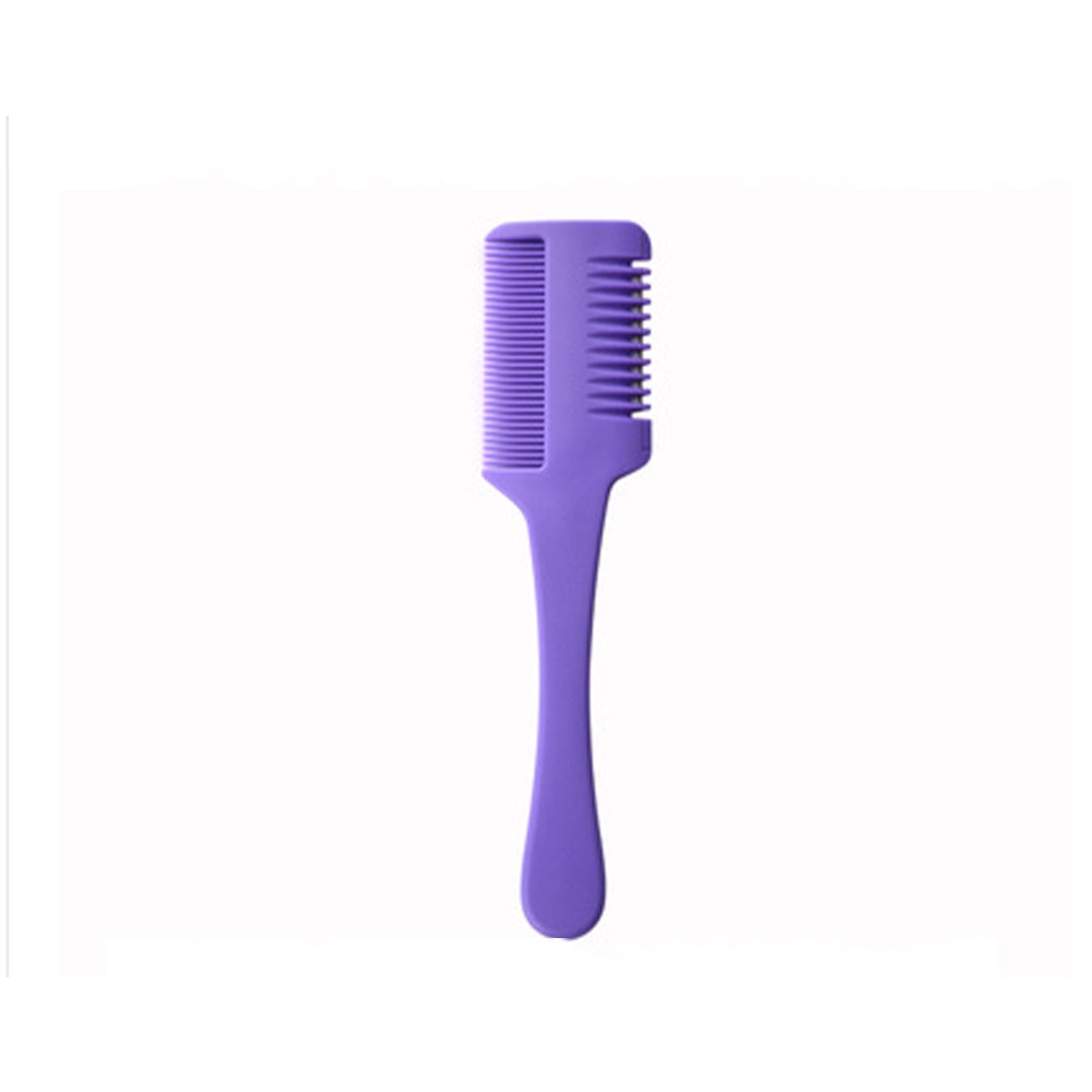 Hair Cutting Comb with Razor Blades